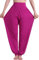 Hoerev Super Doux Pantalones de Spandex Modale Harem Yoga Pilates,Fucsia,L