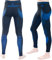 Sesto Senso Hombre Ropa interior Funcional Calzoncillos Largos Termo Activo (Azul Oscuro/Azul, XXL)