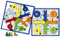 Aquamarine Games-PARCHIS 4 Y 6 Jugadores 40 CM. con FICHAS Incluidas, Multicolor, NO-Value (Compudid CPES02)