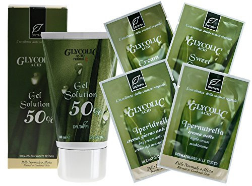 Dr. Taffi GLYCOLIC Fruchtsäure System Gel-Lösung 50% - 100ml + Proben