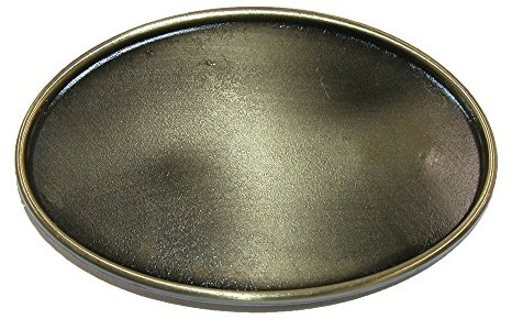CTM Blank Oval Belt Buckle, Bronze