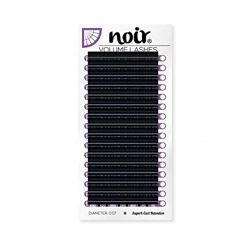 Noir Volume Lashes Russian Volume Lashes Individual 0.07 D curl 12mm Eyelash Extensions