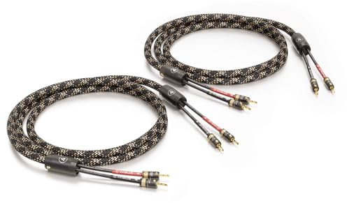 VIABLUE SALE/ABVERKAUF/ALTE SERIE SC-2 SILVER SINGLE-WIRE * High-End Lautsprecherkabel * T6s Bananenstecker, echtvergoldet * 1 Paar * 300 cm* 3 m