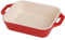 STAUB Rechteckige Gratin-Schale aus Keramik, Kirsche, 26,7 x 19,1 cm