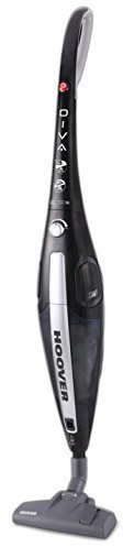 Hoover DIVA DF71 DV11011 Scopa Elettrica con Filo e Sacco da 1.7 Litri, Filtro EPA lavabile, Accessori Integrati, Spazzola Parquet Extra, 750W, Nero
