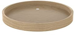 Lazy Daisy Banded Wood Full-Circle Lazy Susan Shelf for Corner Wall Cabinets