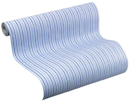 Rasch Tapete 123296 Papiertapete, kindliche Streifen