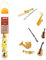 Toob Safari Ltd Musikinstrumente Figuren: Posaune, Flöte, Saxophon, Gitarre, Violine, Horn, Trompete, Klarinette - Lernspielzeug für Jungen, Mädchen & Kinder ab 3 Jahren