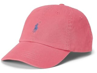 Polo Ralph Lauren Men's Cotton Chino Baseball Cap, Pink, One Size