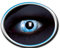 Eyecatcher Diamond UV, Farbige Kontaktlinsen, blue, Leuchten im Schwarzlicht, 1er Pack (1 x 2 Stück)