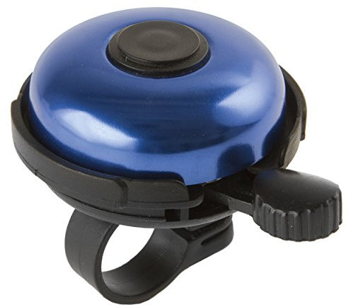 M-Wave 420154 Glocke mit Drehfunktion, Metalllegierung, Blau, 53 mm