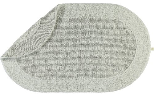 RHOMTUFT Badteppich oval Exquisit perlgrau - 11 60x100 cm