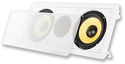 Acoustic Audio HD-6c In-Wall 6.5 Center Channel Speaker In Ceiling 350 Watt,White
