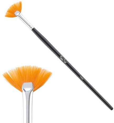 Pinceau Nail art Peggy Sage éventail Orange Nylon Fan 1 ct