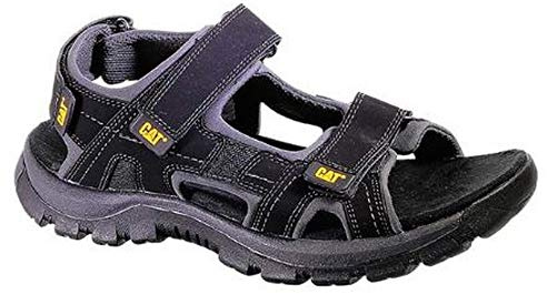 Caterpillar Giles, Sandales Bout ouvert homme, Noir (Mens Black Mens Black), 44 EU