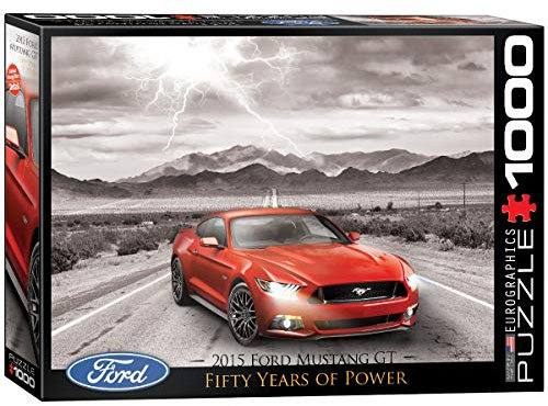Eurographics 6000-0702 Ford Puzzle, bunt, Rot/Ausflug, Einfarbig (Getaway Solids)