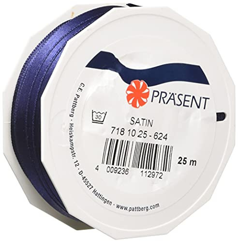 Präsent C.E. Pattberg Satin mintgrün, 25 m Satinband zum Einpacken von Geschenken, 15 mm Breite, Geschenkband zum Dekorieren & Basteln, Dekoband, Anlass