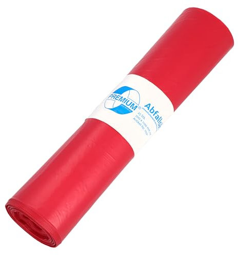 Müllsäcke DEISS PREMIUM rot Typ 60, 120 Liter