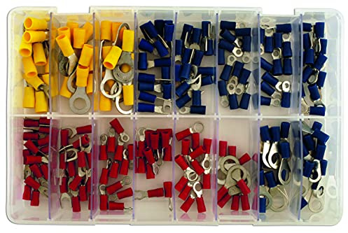 Connect 31854 Assorted Rings & Fork Terminals Box - 200pc
