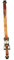 Lock N Load (BK100-2 Front Tire Ratchet Tie-Down - Orange