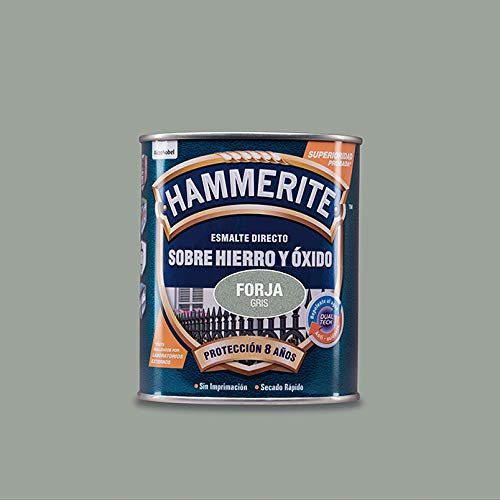 Hammerite Esmalte Forja, Gris, 2.5 l (Paquete de 1)
