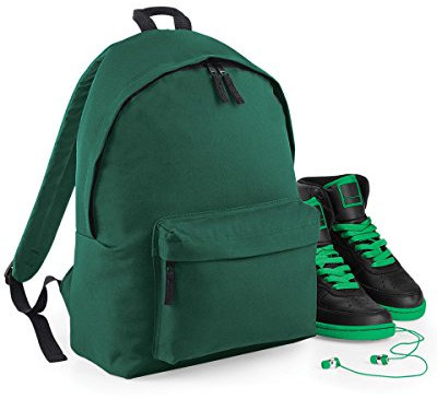 Bagbase BG125J Kids Childrens Junior Fashion Backpack - Bottle Green - O/S