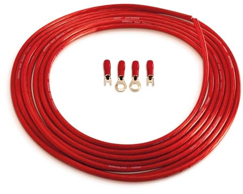 Sinuslive BK10P 5m Batteriekabel rot 10mm²