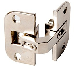 Pie-Cut Corner Hinge (Pair of Hinges) by Hafele America