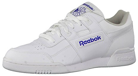Reebok Workout Plus, Jungen Fitnessschuhe, Weiß (Wht/Royal 000), 36 EU