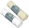 BabyCalin - Lot de 2 draps housse 70x140x17cm Blanc/ecru certifié OEKO-TEX