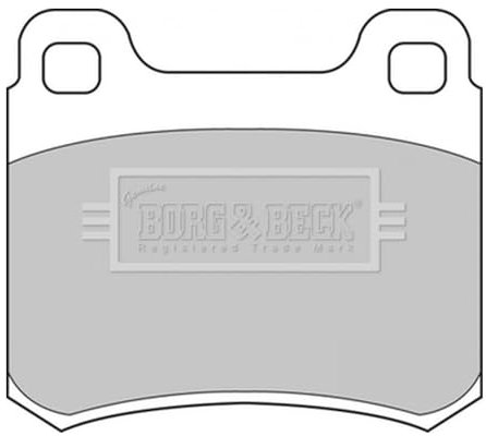 Borg & Beck BBP1315 Brake Pads To Fit Mercedes Benz (R)