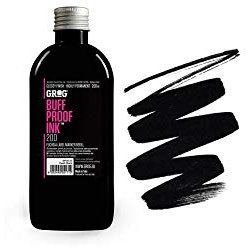 Grog - Buff Proof Ink 200ml - Supplied by Graff-City (Death Black - BPI-01)