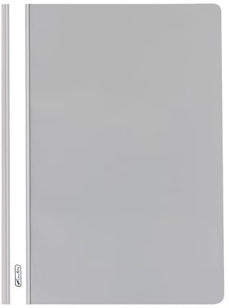 Herlitz Schnellhefter A4, Kunststoff, dunkelgrau, 10 Stück