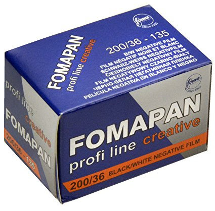 Foma Fomapan 200 ISO 35mm Schwarz/Weiß Negativ-Film, 36 Belichtung