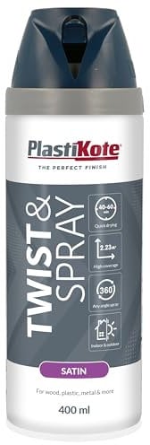 Plasti-kote 22111 400ml Premium Spray Paint Satin - Night Navy