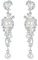 EVER FAITH® österreichischen Kristall Ivory farbe künstlich Perl Braut Ohrringe klar N04939-1