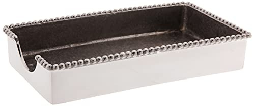 MARIPOSA 2242-G Beaded Guest Towel Box, 100% Recycled Aluminum