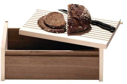 Side by Side Brotkasten Holz braun 40011