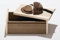 Side by Side Brotkasten Holz braun 40011
