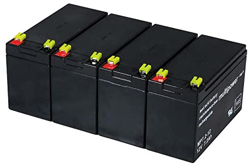 akku-net Ersatzakku für USV APC RBC 24, 12V, Lead-Acid