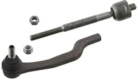 febi bilstein 33109 Tie Rod with end fitting, nut and lock nut, pack of one