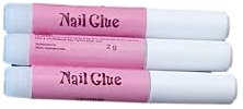 Fat-catz-copy-catz 3x Pack of Nail Glue 2g Mini Professional Beauty Nail Art Acrylic French Flash Glue Decorate Tips Falsh Nails
