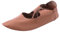 Battle-Merchant Flache mittelalterliche Schuhe aus Leder, Ristschnürung, wendegenäht - LARP - Mittelalter - Wikinger (40 EU, Braun)