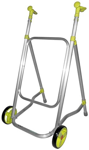 Forta - Andador Car, Andador para ancianos, Ruedas fijas delanteras, Andador Plegable, Peso máximo 125 kg, Pistacho