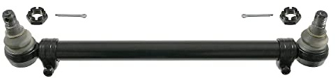febi bilstein 21713 Drag Link with castle nuts and cotter pins, from 2nd idler arm to steered rear axle, pack of one