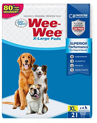 Four Paws Vier Pfoten Wee-Wee Extra große Hunde die Stubenreinheit Pads