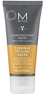 Paul Mitchell MITCH Construction Paste - Styling-Creme für Männer-Haare, Haar-Gel ideal zum formen der Haar-Struktur bei undone Looks, 75 ml