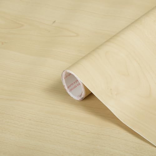 d-c-fix Möbel-Klebefolie Ahorn 45 cm x 15 m Holzoptik Folie | abwaschbare und selbstklebende Deko-Folie für Küche, Schrank, Tisch & Fensterbank - modern & nachhaltig