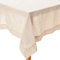 SARO LIFESTYLE Toscana Tischdecke, Poly- und Leinen-Mischgewebe, mit Hohlsaum, 165 x 406 cm