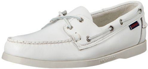 Sebago DOCKSIDES Herren Bootsschuhe, Weiß, 46.5 EU (12 US)
